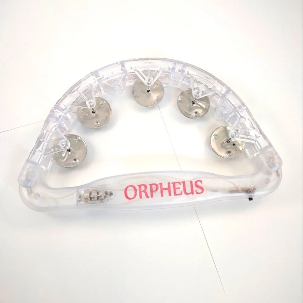 Orpheus Tambourine Light up Toy Plastic and metal